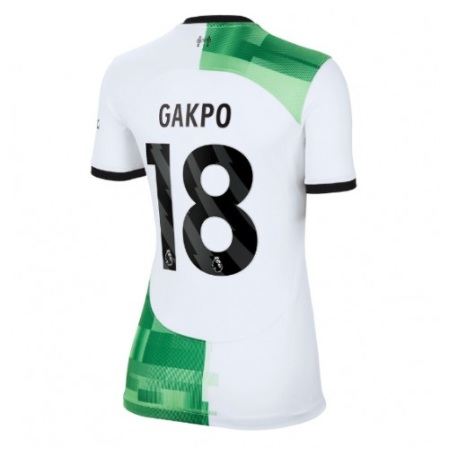 Dámy Fotbalový dres Liverpool Cody Gakpo #18 2023-24 Venkovní Krátký Rukáv